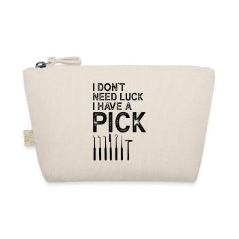 Lock Picking Locking Technician Schlossdienst Design - Organic Pouch - nature - Front