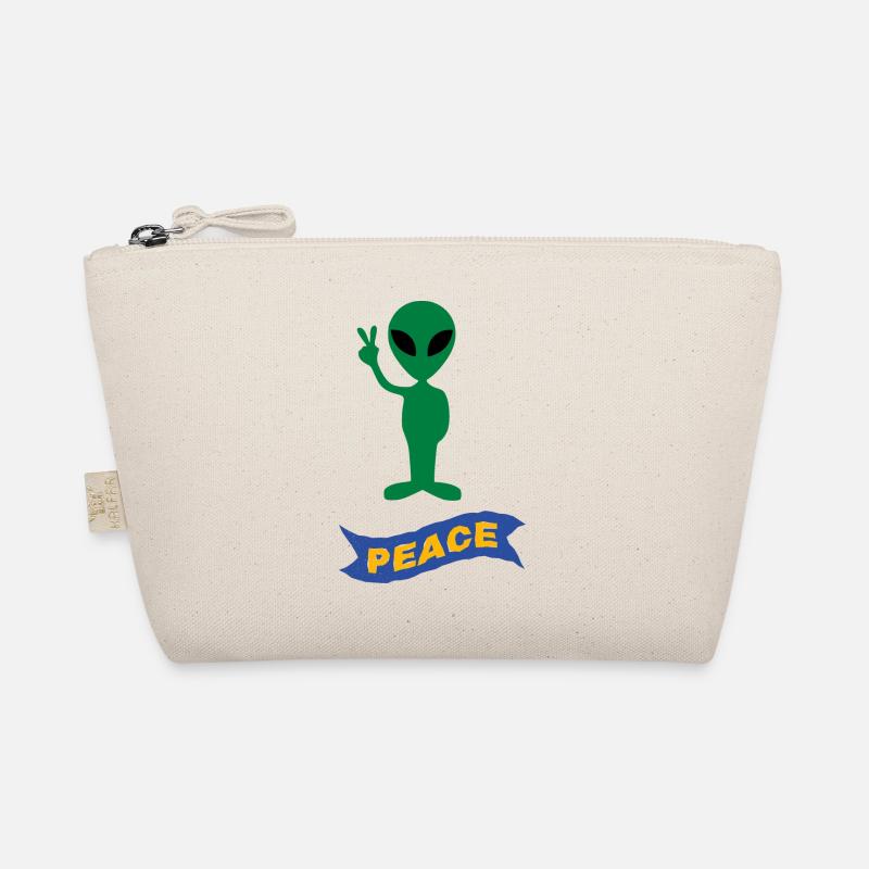 Außerirdischer Frieden Bio-Täschchen