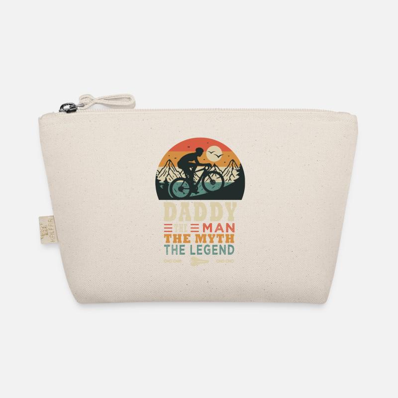 daddy cyclist la fégende vélo velo vélos - Bio-Täschchen - Natur