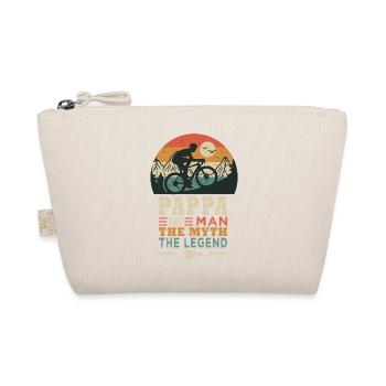 pappa cyclist la fégende bike bike bikes - Organic Pouch - nature - Front