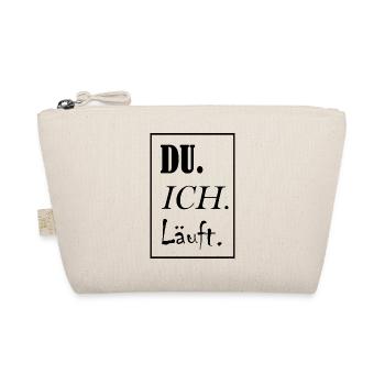 Du. Ich. Läuft. - Bio-Täschchen - Natur - Vorne