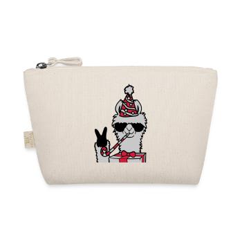 Birthday No Drama Llama - Organic Pouch - nature - Front