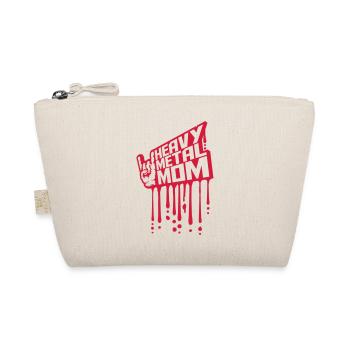Heavy Metal Mom Logo - Organic Pouch - nature - Front