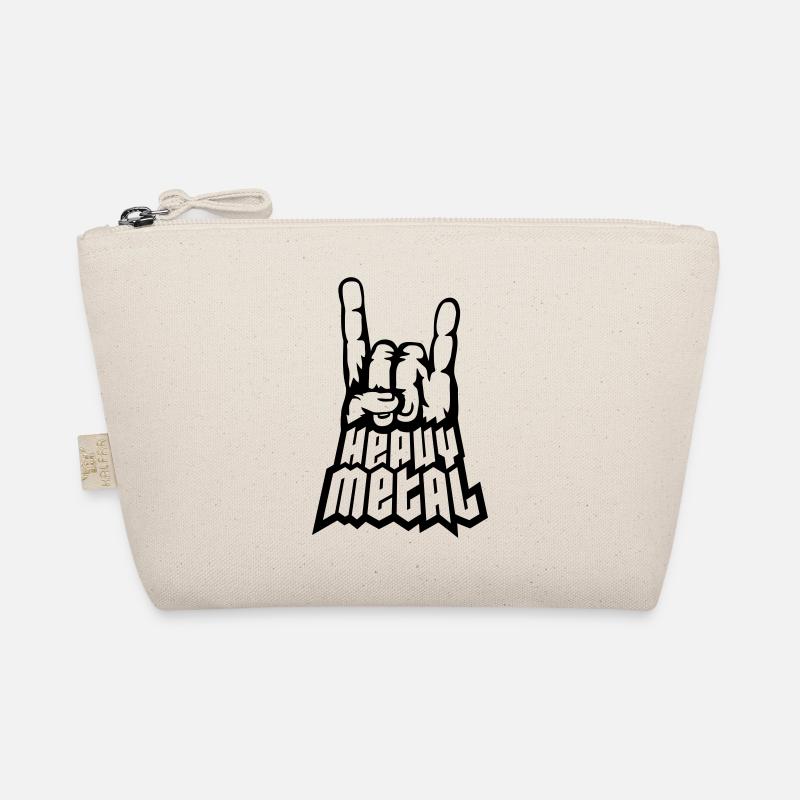 Signal de la main Heavy Metal Logo Trousse biologique