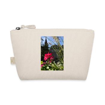 Alsace Strasbourg Cathedral Flower - Organic Pouch - nature - Front