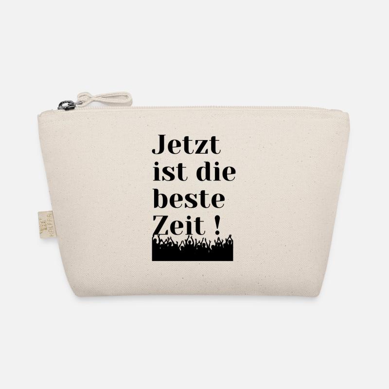 Jetzt , nicht morgen - Bio-Täschchen - Natur
