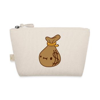 Face Dollar Money Sack - Organic Pouch - nature - Front