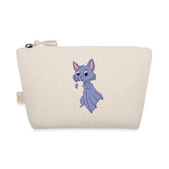 Cute Bat Halloween - Organic Pouch - nature - Front