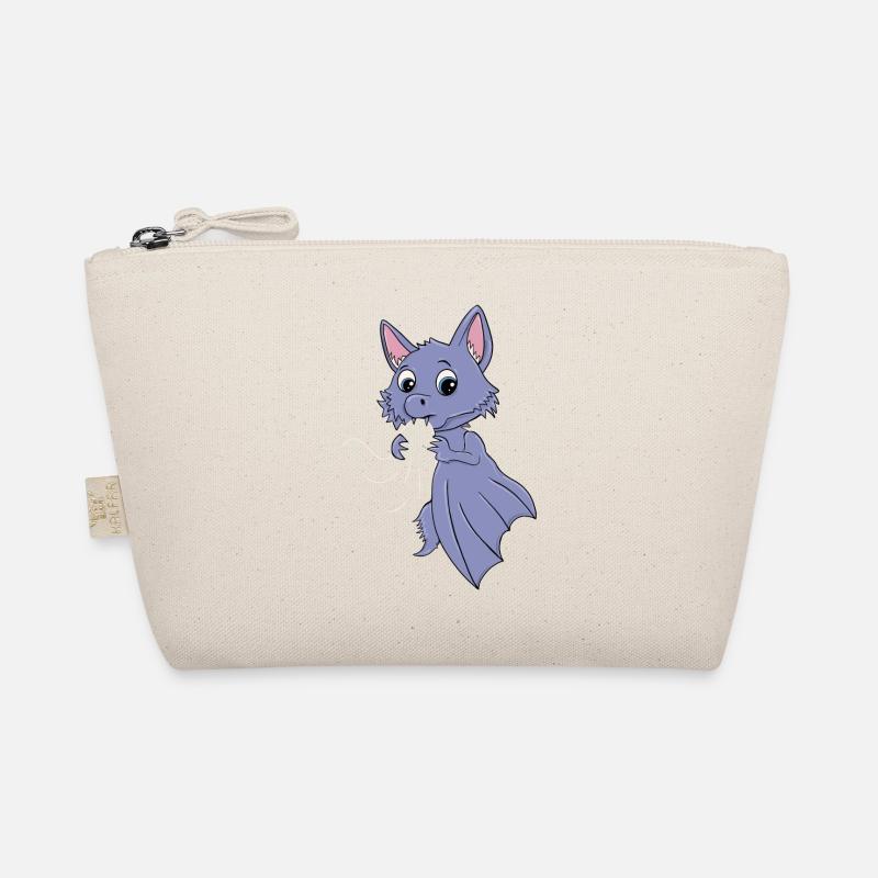 Cute Bat Halloween Organic Pouch