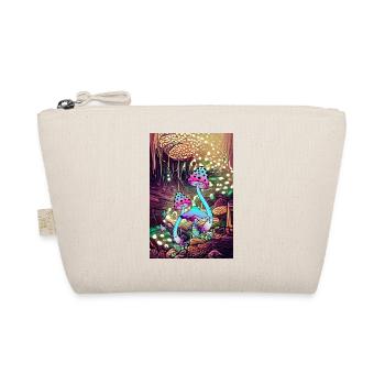 Magic Mushroom Landscape artwork - Organic Pouch - nature - Front