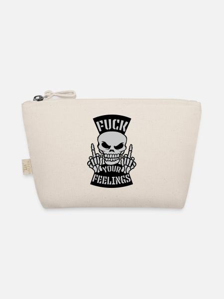 fuck your feelings citation - Trousse biologique - nature - Devant
