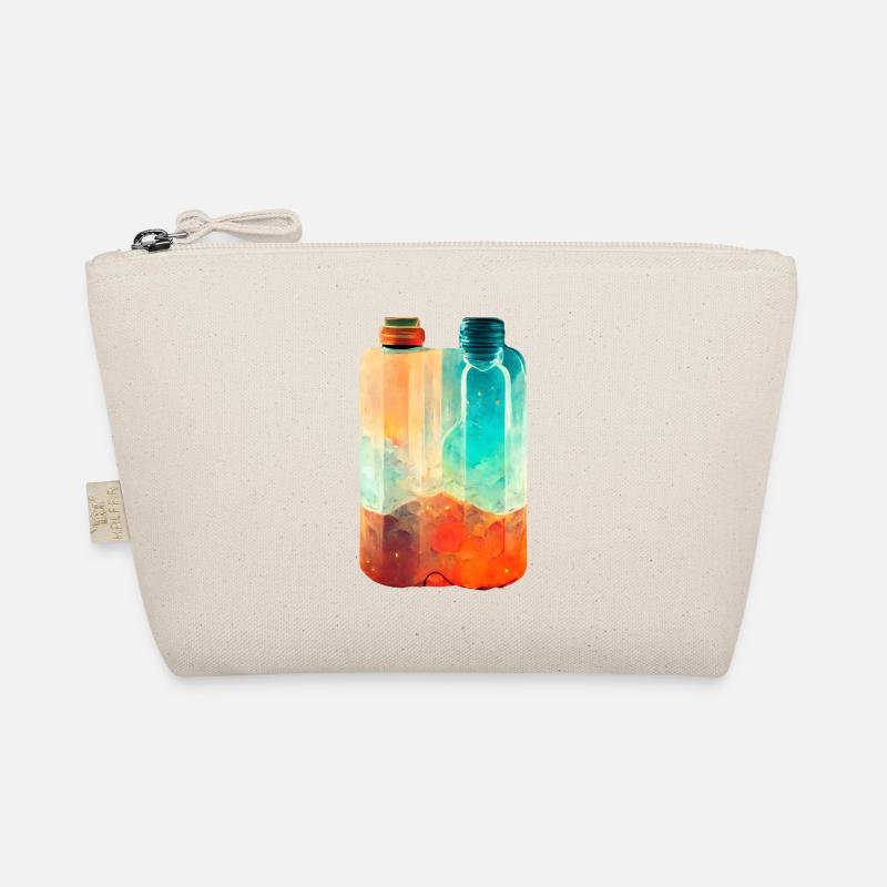 Two drinking bottles Retro Organic Pouch