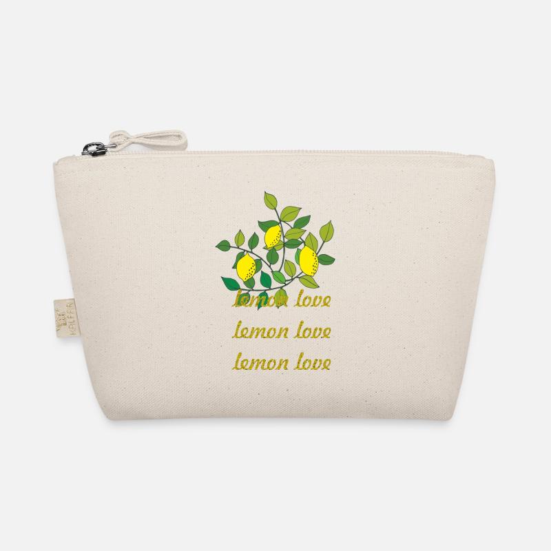 lemon love - Bio-Täschchen - Natur