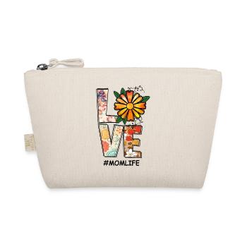 Proud Mom Mother MomMy Life's Work Kids Child - Organic Pouch - nature - Front
