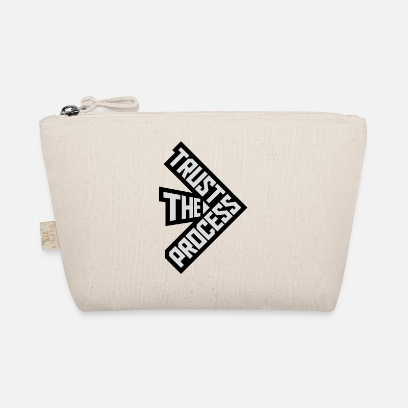 trust the process Zitat Bio-Täschchen