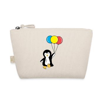 Balloon Penguin Antarctica Animal Seabird Zoo - Organic Pouch - nature - Front