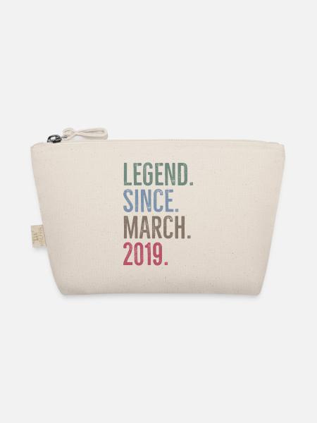 Legend Since March 2019 - Organic Pouch - nature - Front