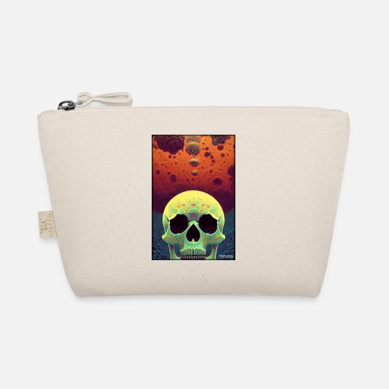 Psy Goa Totenschädel Bio-Täschchen