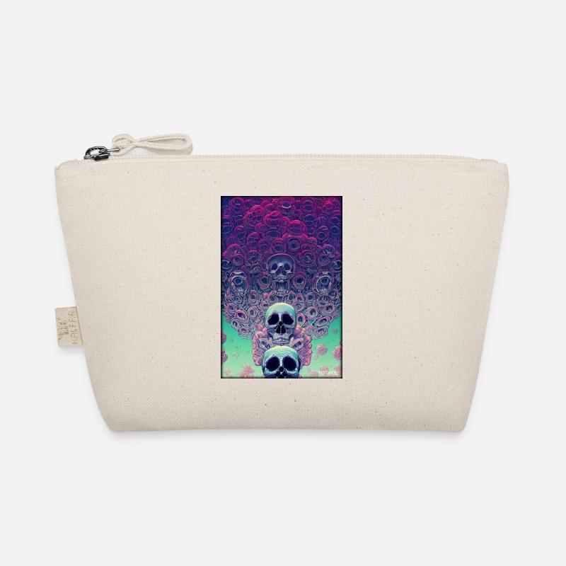 Skull Fleurs Rose Nuage Trousse biologique