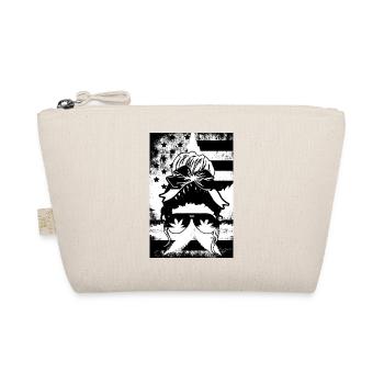 Chanvre Femme Lunettes Drapeau Américain - Trousse biologique - nature - Devant