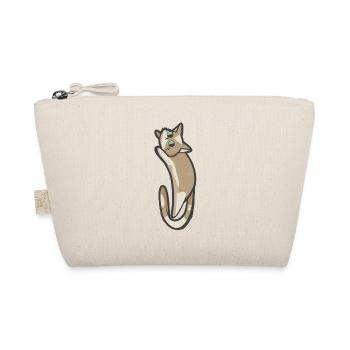 Chat beige mignon - Trousse biologique - nature - Devant