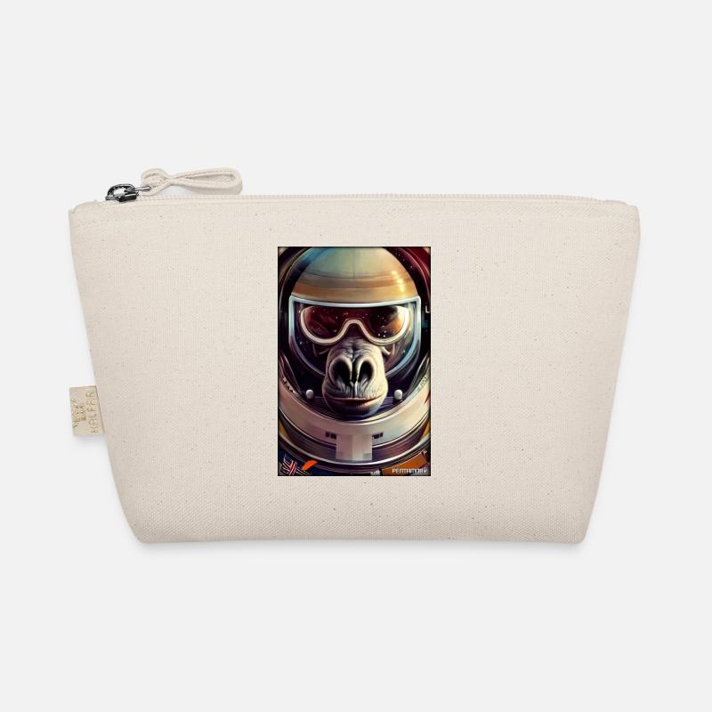 Monkey Animal Astronaut Space Space Universe 3 Organic Pouch