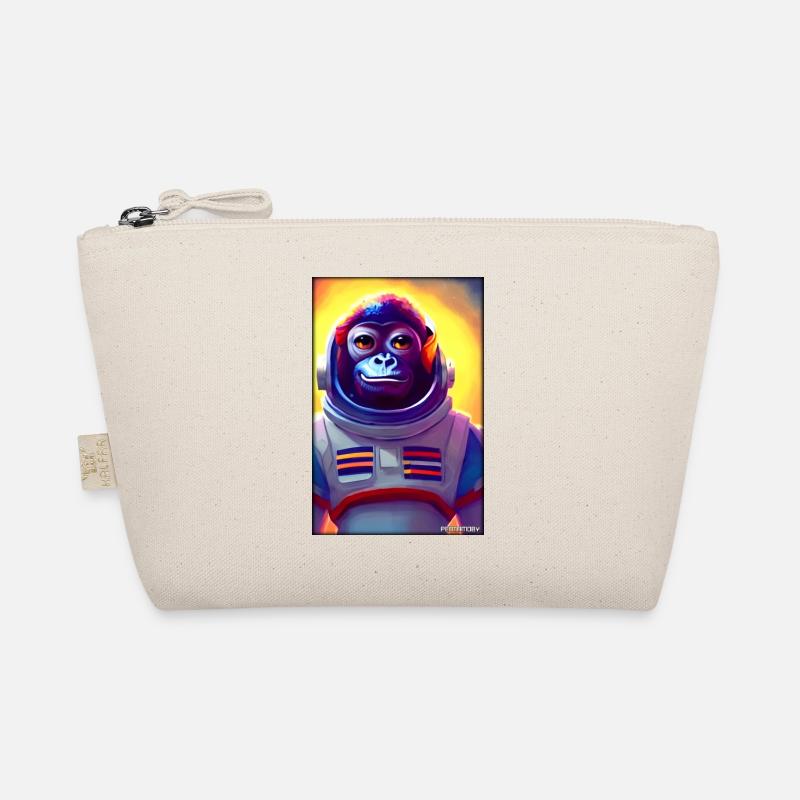 Monkey Animal Astronaut Space Space Universe 5 Organic Pouch