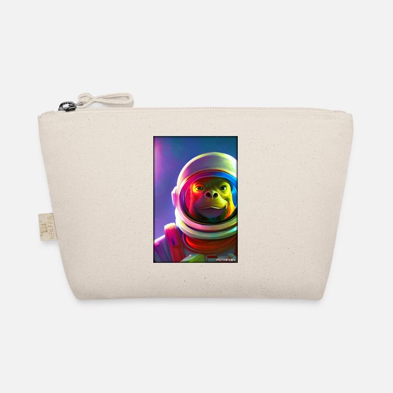 Monkey Animal Astronaut Space Space Universe 6 Organic Pouch