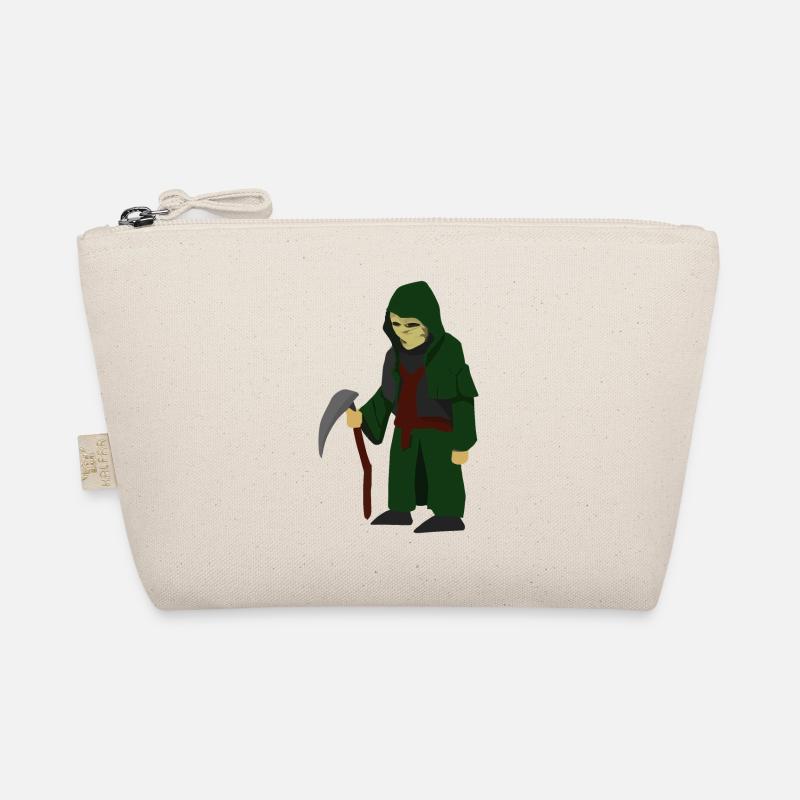 Sensenmann Halloween Gruselig Geschenkidee Bio-Täschchen