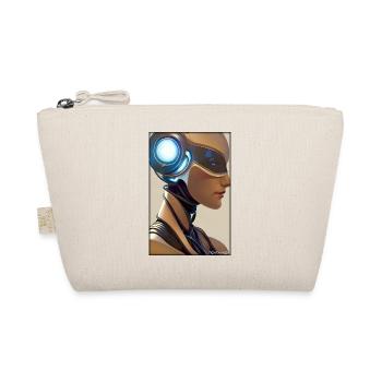 Robot Woman Future Cyborg Machine Technology - Organic Pouch - nature - Front