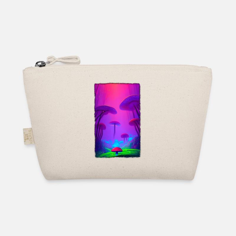 Mushroom Vertical Forest 2 - Organic Pouch - nature