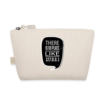 backend developer funny sayings present - Organic Pouch - nature - Front