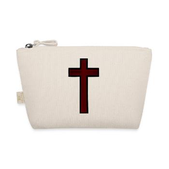 Croix chrétienne Confiance en Dieu Jésus - Trousse biologique - nature - Devant