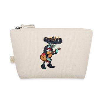 Day Of The Dead Zombie Mariachi - Organic Pouch - nature - Front