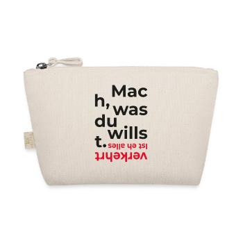 mach was du willst typo crea re design - Bio-Täschchen - Natur - Vorne