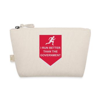 run better than government - Bio-Täschchen - Natur - Vorne