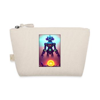 Robot Future Science Sci-Fi Machine - Organic Pouch - nature - Front