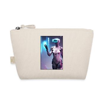 Robot Future Science Sci-Fi Machine - Organic Pouch - nature - Front