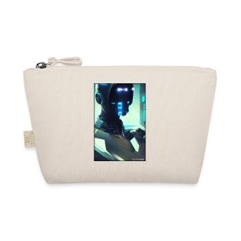 Robot Future Science Sci-Fi Machine - Organic Pouch - nature - Front