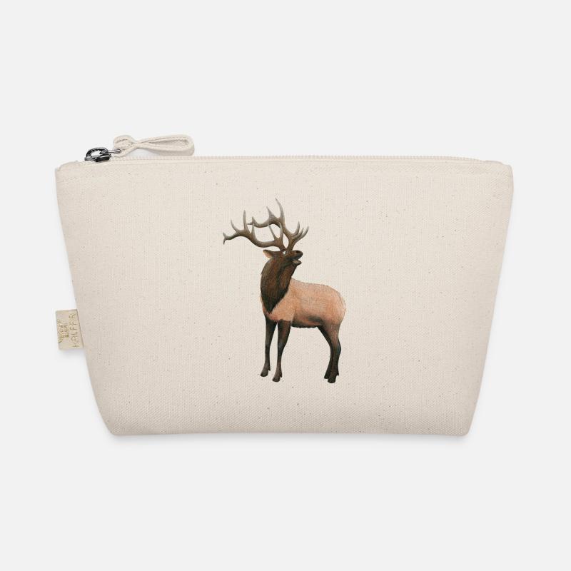 Elk deer - Organic Pouch - nature
