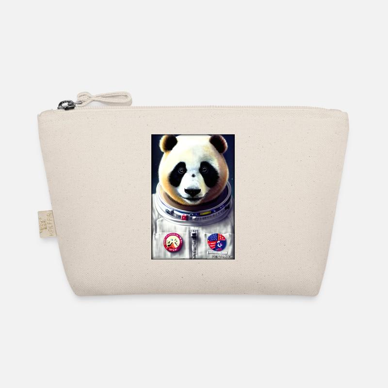 Panda Bear Panda Astronaut Future Sci-Fi Technology Organic Pouch