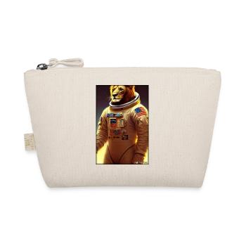 Leo Big Cat Astronaut Future Sci-Fi Technology - Organic Pouch - nature - Front