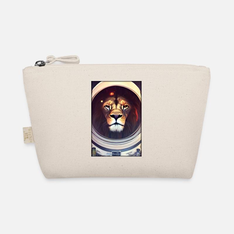Löwe Raubkatze Astronaut Zukunft Sci-Fi Technik Bio-Täschchen