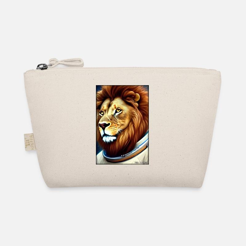 Löwe Raubkatze Astronaut Zukunft Sci-Fi Technik Bio-Täschchen