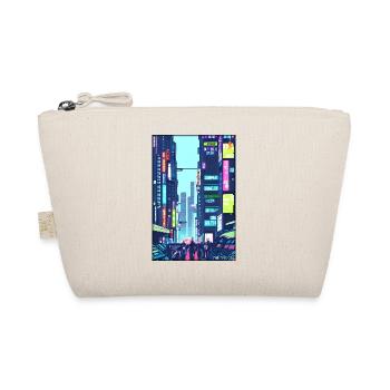 Tokyo City City Cyber Punk Future Sci-Fi Asia - Organic Pouch - nature - Front