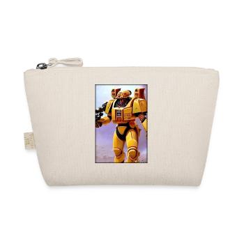 Kampfbot Robot Super Soldier Machine Warrior - Organic Pouch - nature - Front