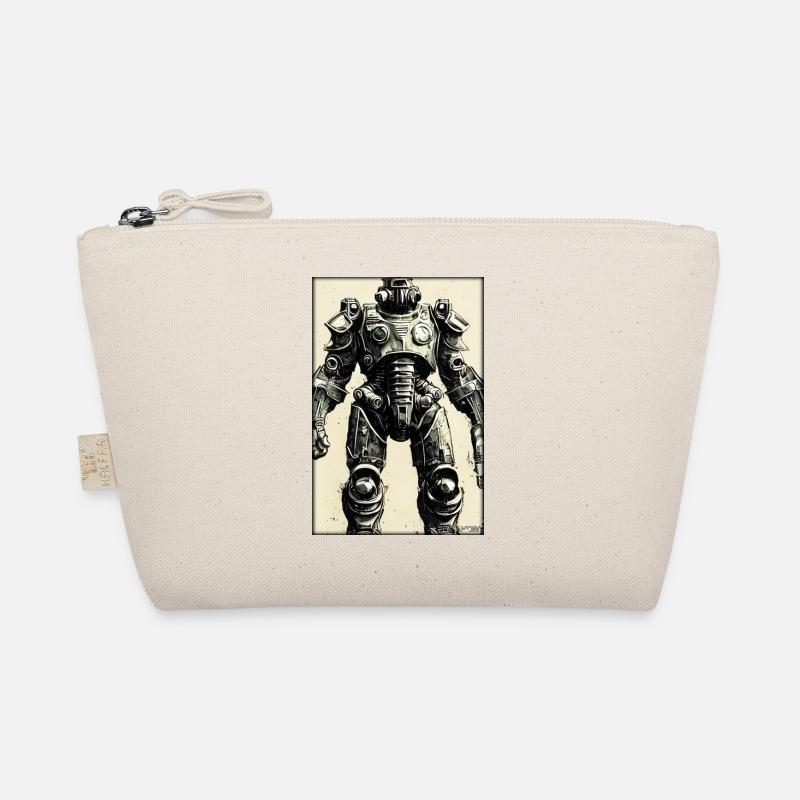 Kampfbot Roboter Supersoldat Maschine Krieger Bio-Täschchen