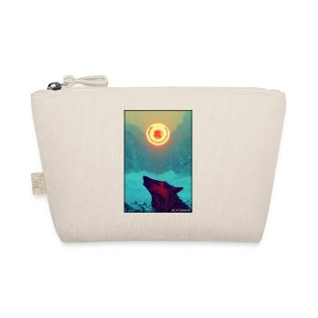 Wolf Animal Motif Nature Wild Mystical Wildlife - Organic Pouch - nature - Front