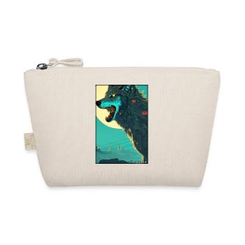 Wolf Animal Motif Nature Wild Mystical Wildlife - Organic Pouch - nature - Front