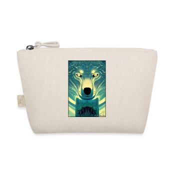 Wolf Animal Motif Nature Wild Mystical Wildlife - Organic Pouch - nature - Front